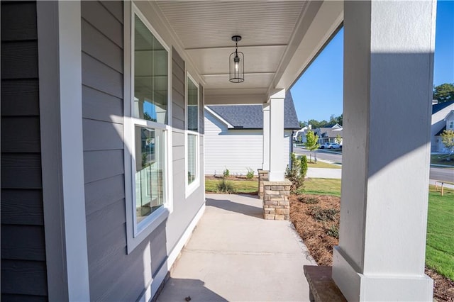 view of patio / terrace featuring a porch