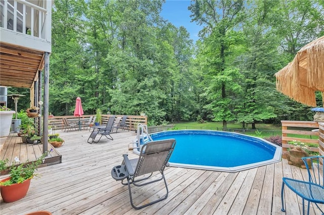 2165 Shillings Chase Dr NW, Kennesaw, GA 30152 - swimming pool with a wooden deck and outdoor dining space