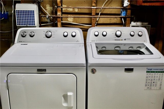 1191 Hampton Way NE, Atlanta, GA 30324 - washroom with washer and dryer