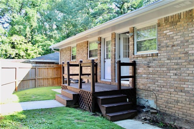1191 Hampton Way NE, Atlanta, GA 30324 - view of deck