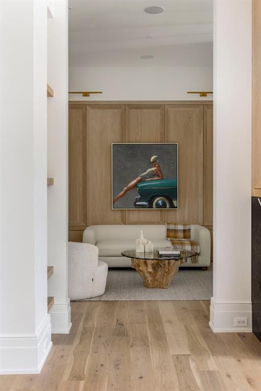 room details featuring hardwood / wood-style flooring