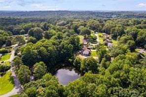 144 Bobs Dr SW, Mableton, GA 30126 - bird's eye view featuring a view of trees and a water view