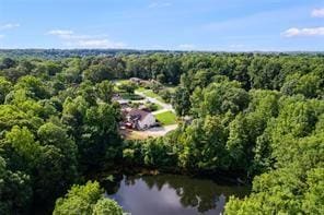 144 Bobs Dr SW, Mableton, GA 30126 - aerial view with a water view and a view of trees