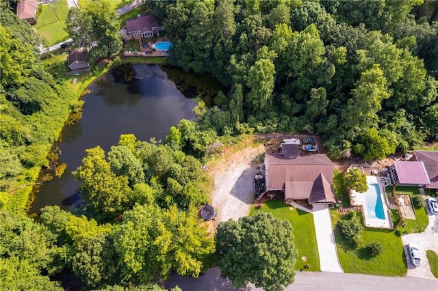 144 Bobs Dr SW, Mableton, GA 30126 - drone / aerial view featuring a water view