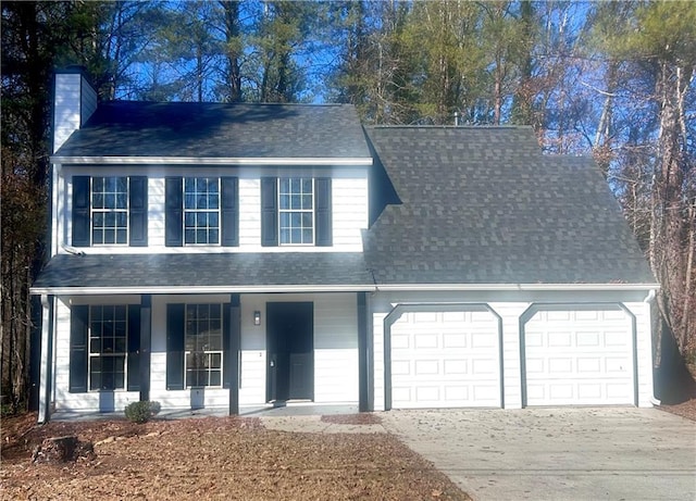 view of front facade with covered porch