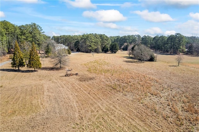 view of nature with a rural view