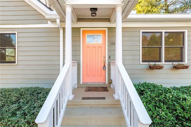 view of entrance to property