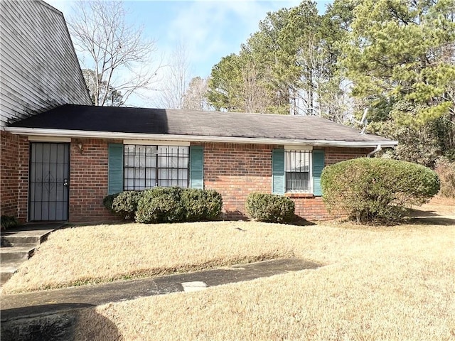 view of property exterior featuring a yard