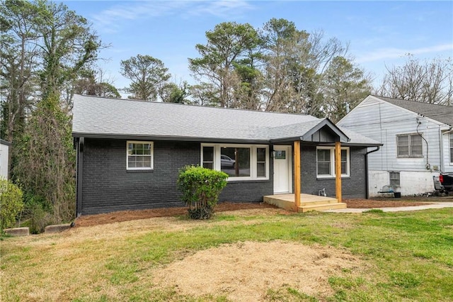 1282 Westridge Rd SW, Atlanta, GA 30311 - single story home featuring a front yard, brick siding, and roof with shingles