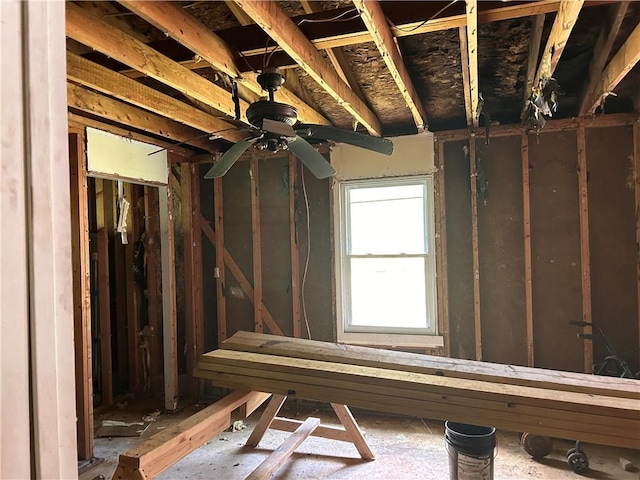 838 Old Allatoona Rd SE, Cartersville, GA 30121 - miscellaneous room featuring ceiling fan