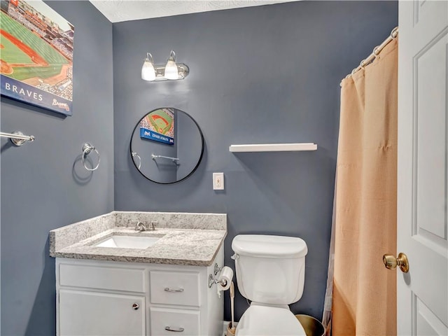 555 Creekwood Xing, Roswell, GA 30076 - bathroom with toilet and vanity