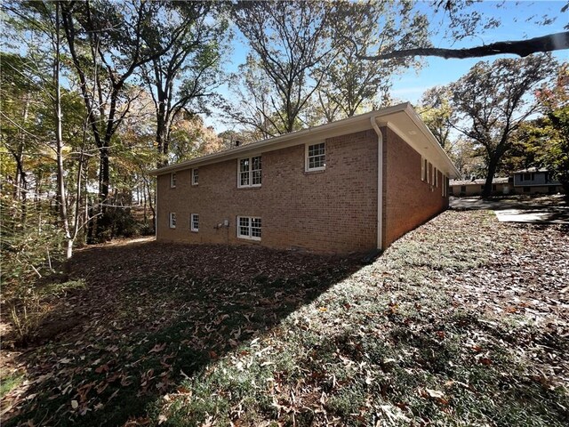 view of home's exterior