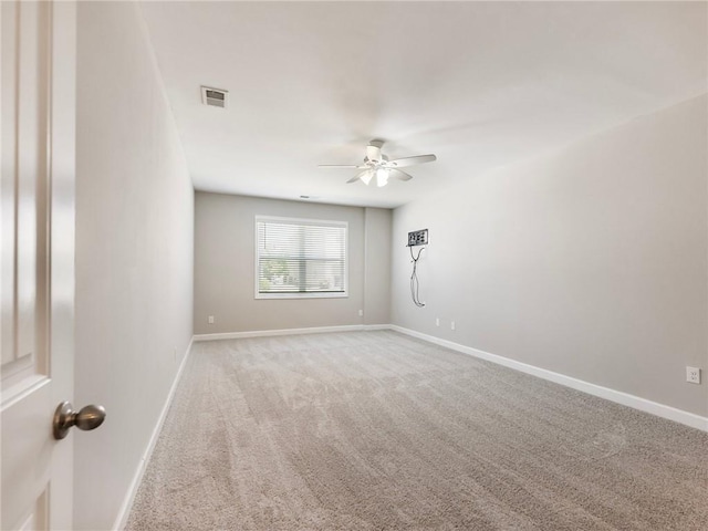 4905 Sterling Close, Buford, GA 30518 - unfurnished room featuring a ceiling fan, light colored carpet, and baseboards