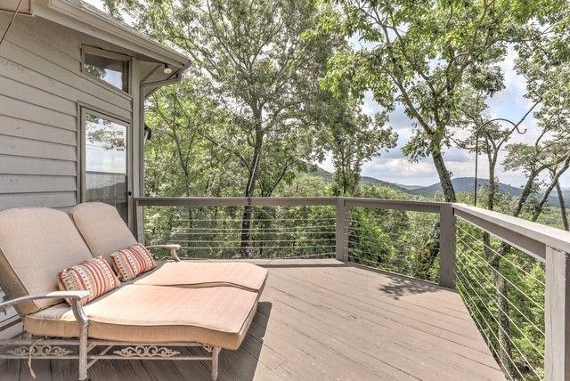 73 Falcon Heights Ln, Big Canoe, GA 30143 - wooden terrace with a mountain view