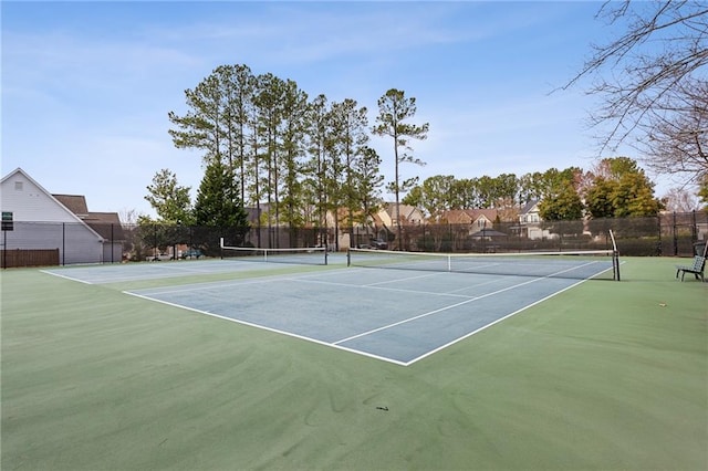 view of sport court