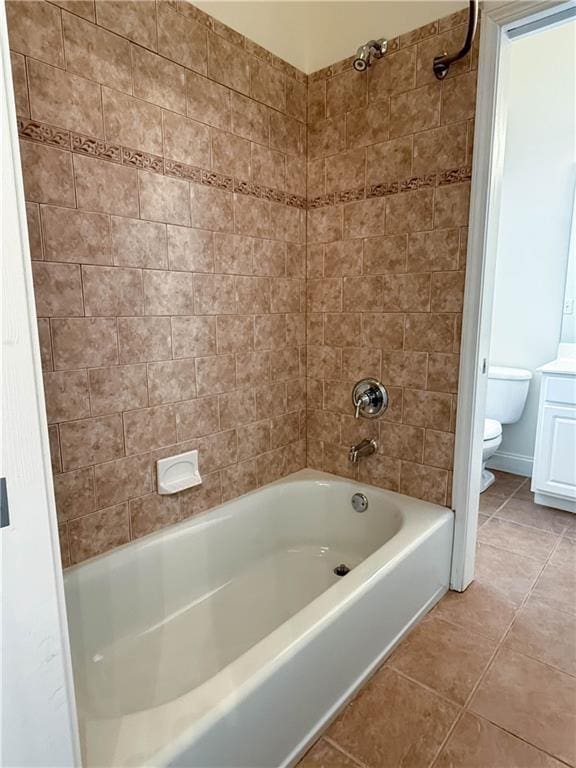 430 English Ivy Way, Woodstock, GA 30188 - bathroom with toilet, tile patterned floors, and  shower combination