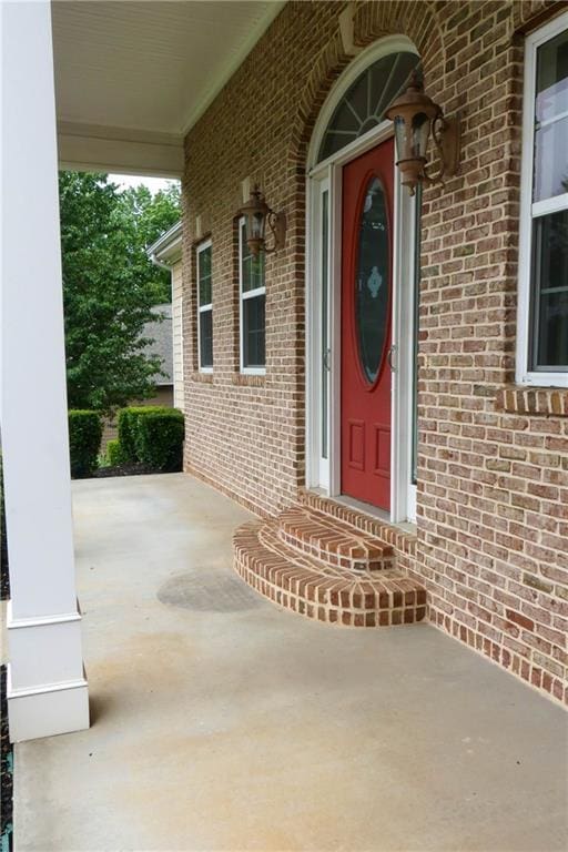 430 English Ivy Way, Woodstock, GA 30188 - property entrance featuring brick siding
