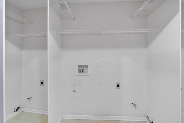 209 Southerness Ct, Stockbridge, GA 30281 - laundry area with electric dryer hookup and hookup for a washing machine