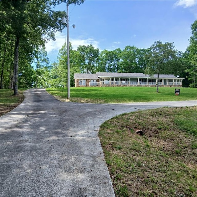 7203 Murphy Hwy, Mineral Bluff, GA 30559 - view of front of property featuring a front lawn and driveway