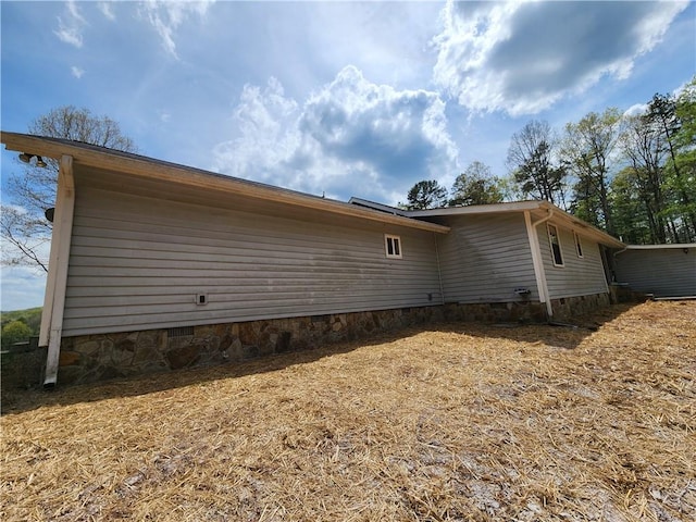 7203 Murphy Hwy, Mineral Bluff, GA 30559 - view of home's exterior with crawl space