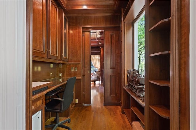 4340 Candacraig, Johns Creek, GA 30022 - office space featuring wooden walls and wood finished floors