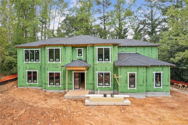 view of front of home featuring a patio area