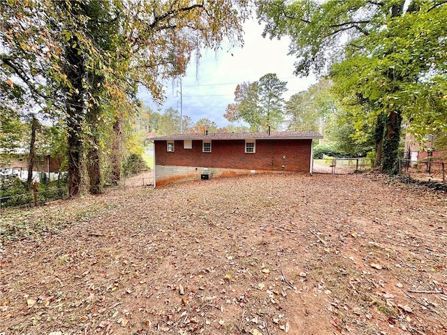 view of rear view of house