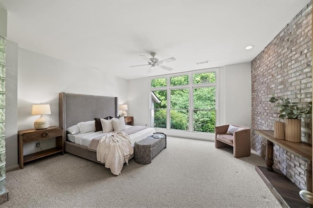 1344 Fernwood Cir NE, Brookhaven, GA 30319 - bedroom featuring carpet flooring and ceiling fan