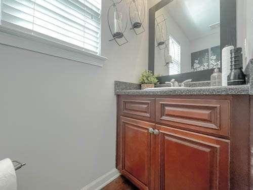 1127 Oak Hollow Ct, Hampton, GA 30228 - bathroom with vanity and baseboards