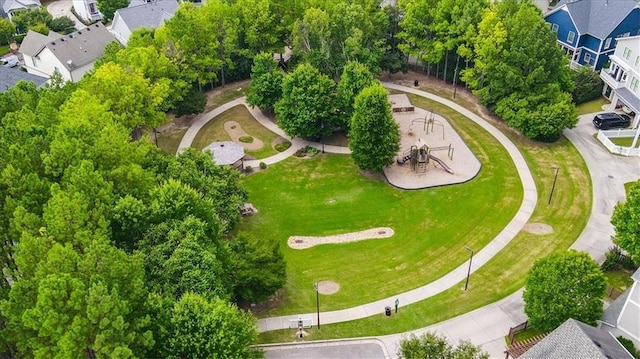 1622 Gates Pl NW, Atlanta, GA 30318 - aerial perspective of suburban area with a recreational park