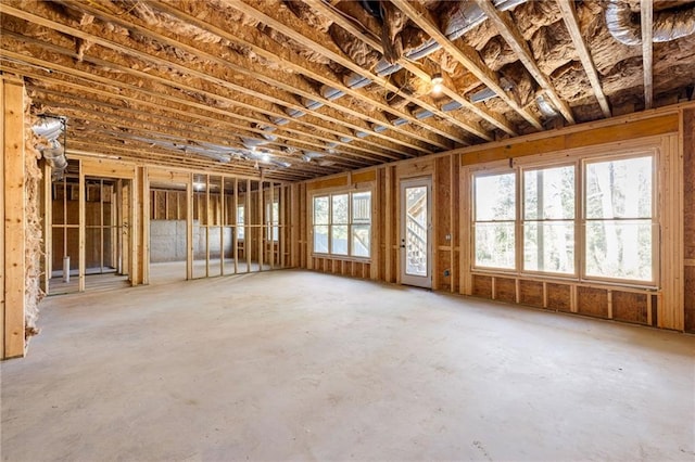 misc room featuring concrete flooring