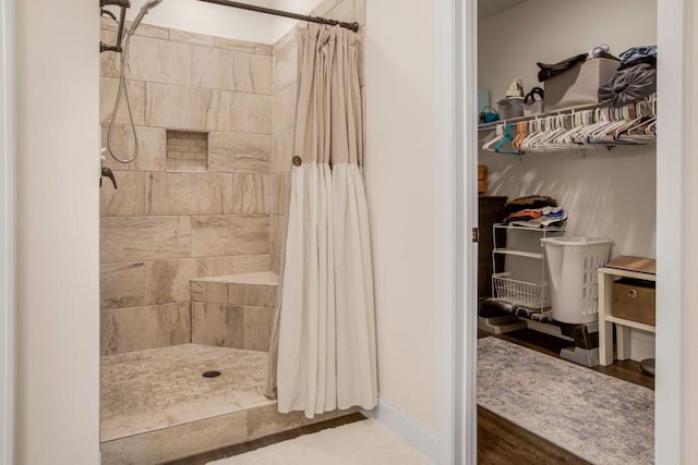 594 Maner Rd, Rockmart, GA 30153 - full bathroom with tiled shower