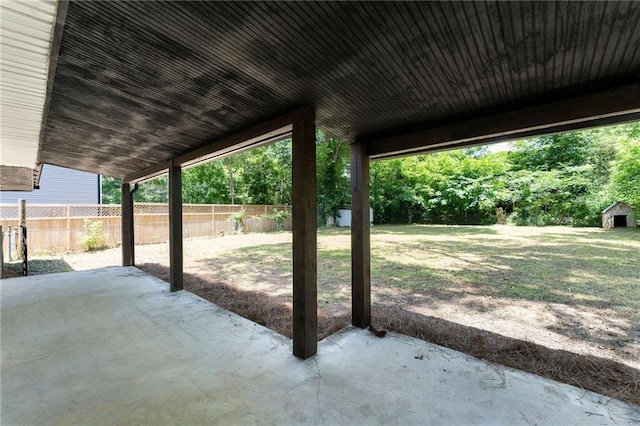 44 Crayton St, Rockmart, GA 30153 - fenced backyard with a patio area