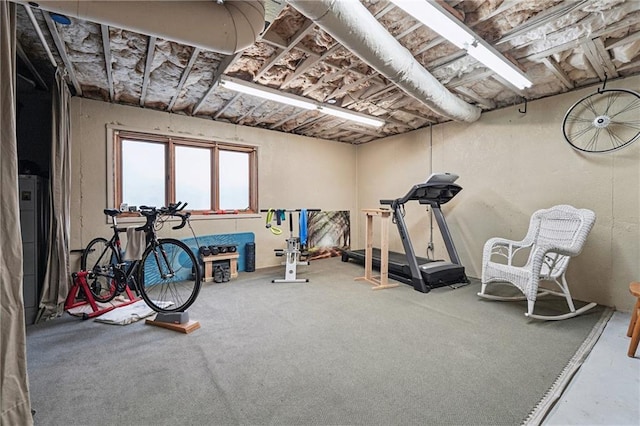 2011 Sturbridge Ln, Buford, GA 30519 - exercise room with carpet flooring