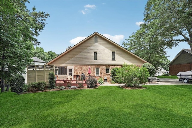 2011 Sturbridge Ln, Buford, GA 30519 - rear view of house with brick siding