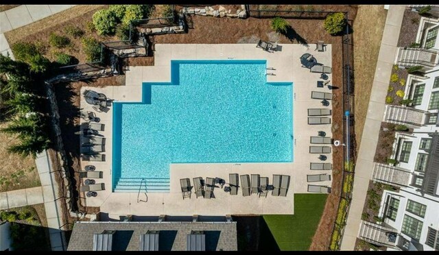 6626 Sterling Dr, Sandy Springs, GA 30328 - bird's eye view of a pool