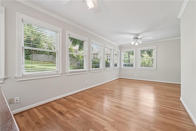 2655 Nesbit Trl, Alpharetta, GA 30022 - spare room with ceiling fan, healthy amount of natural light, and ornamental molding