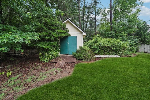 2655 Nesbit Trl, Alpharetta, GA 30022 - view of yard with a storage unit