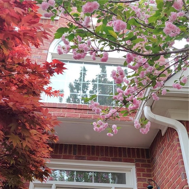 exterior details with brick siding