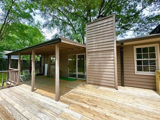 942 Batesville Rd, Canton, GA 30115 - view of wooden terrace