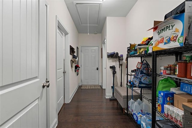 17 Twelve Oaks Dr SE, Cartersville, GA 30120 - hall with attic access and wood finished floors