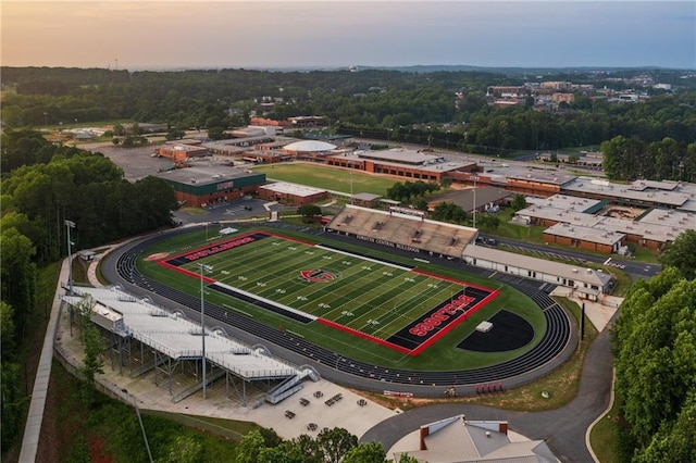 aerial view