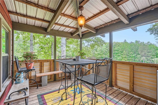 view of deck