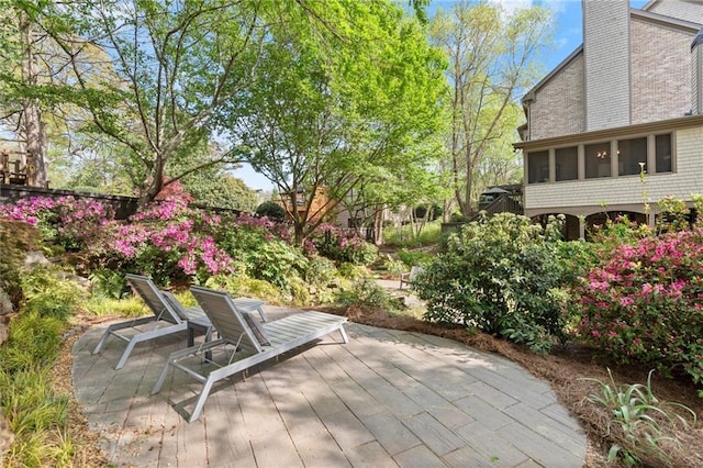 3749 Watkins Pl NE, Brookhaven, GA 30319 - view of patio / terrace with a wooden deck