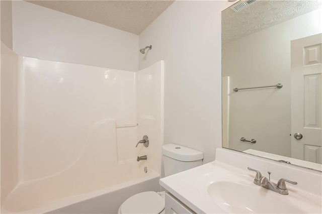 113 Garden Walk, Stockbridge, GA 30281 - full bath with a textured ceiling, vanity, and tub / shower combination