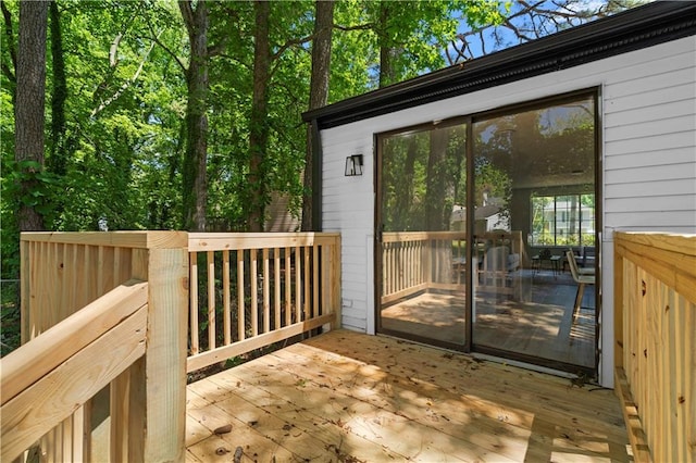 1275 Muirforest Way, Stone Mountain, GA 30088 - view of wooden terrace