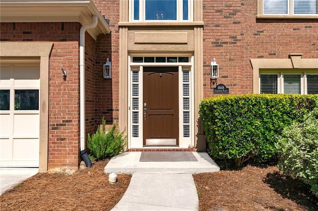 4648 Glenshire Pl, Atlanta, GA 30338 - doorway to property with brick siding