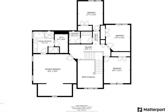4648 Glenshire Pl, Atlanta, GA 30338 - floor plan / room layout