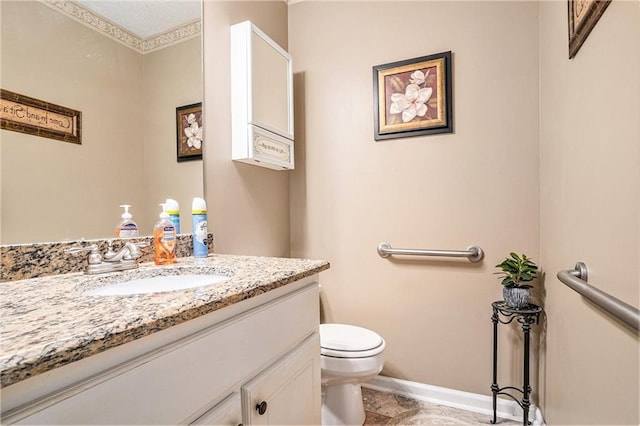 2130 Hampton Trl SE, Conyers, GA 30013 - bathroom featuring vanity and toilet