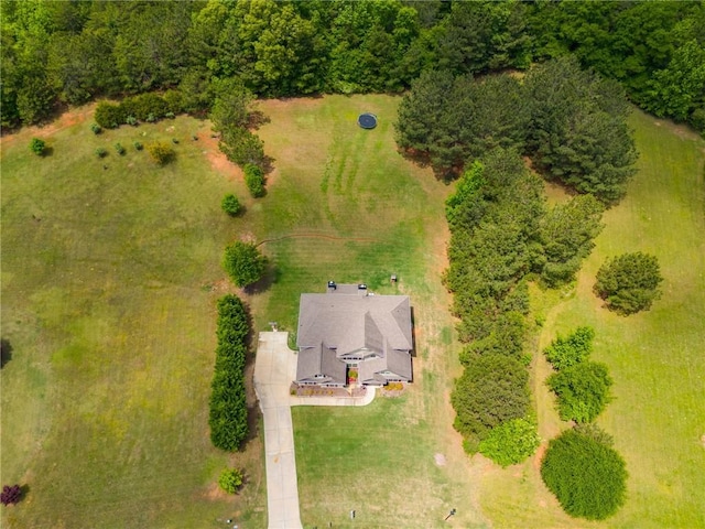view from above of property